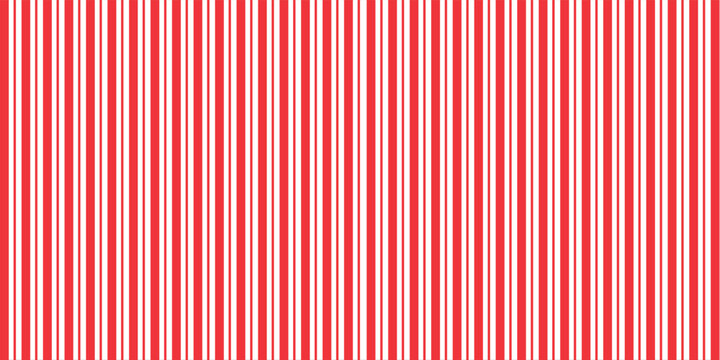 Abstract seamless pattern with red and white horizontal lines background