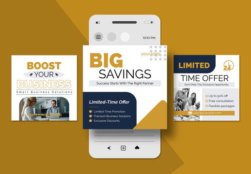 Creative Business Promotion Social Media Template