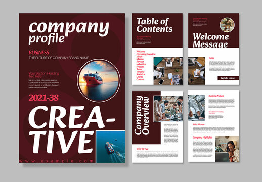 Modern Corporate Company Profile Brochure Template