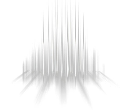 Realistic spotlight light rays with dramatic illumination effect PNG