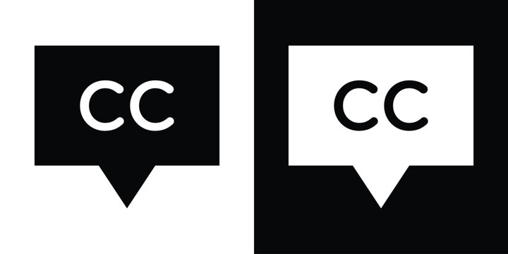 Closed caption icon