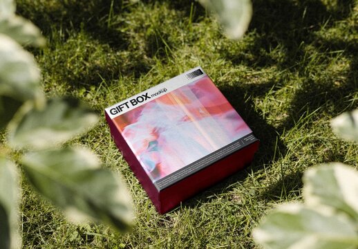 Gift Box Mockup For Packaging And Holiday Design
