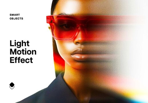 Light Motion Effect For Poster And Social Media Design