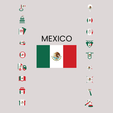 Mexico flags icon 20  icons