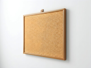 Fototapeta premium Cork bulletin board isolated on white background