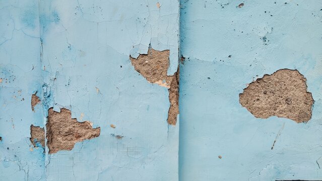 Bogor, Indonesia - June 30,2026
old wall texture,
blue colored walls that have corroded due to age