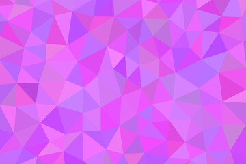 Obraz premium Purple low poly background, abstract geometric mosaic pattern, violet crystalline texture, vibrant polygonal backdrop for digital design