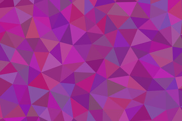 Obraz premium Purple low poly background with geometric triangle patterns, abstract violet crystalline texture, vibrant amethyst polygonal mosaic wallpaper