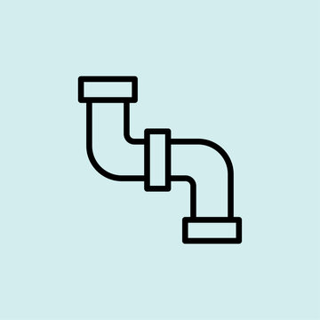 Icon of a drain pipe where rodents might travel or hide.