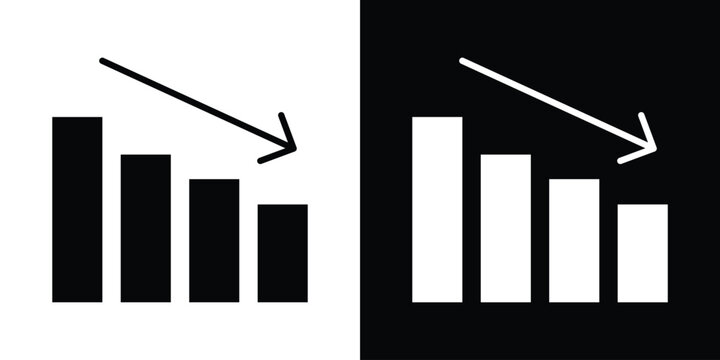Reduction chart icon