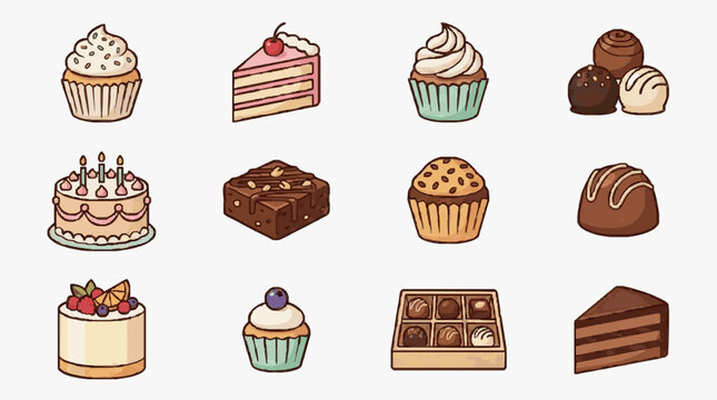 Delicious Dessert Desserts Collection.