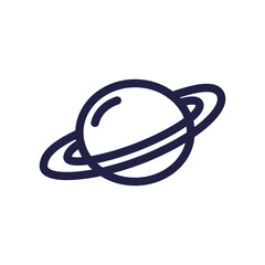 Saturn Planet Ring System Illustration. © salfuddin
