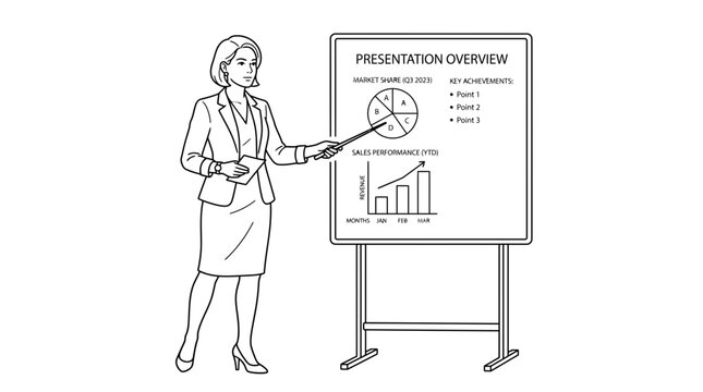 Funny Cartoon Teacher and Students in Classroom Vector Illustration with Woman Teacher and School Children Learning Together