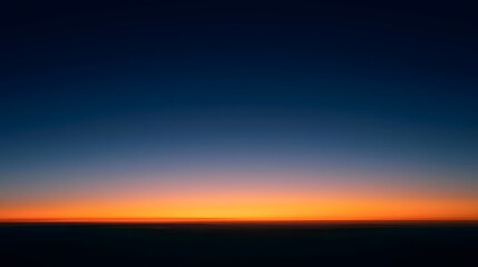 Obraz premium A serene gradient horizon captured under a dusky glow creating a tranquil and inviting ambient atmosphere