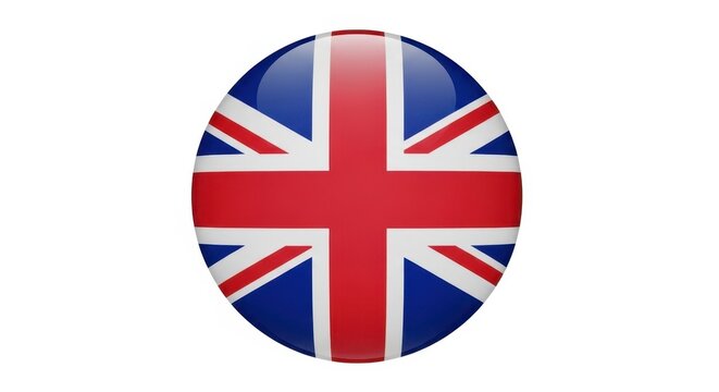 United kingdom flag icon button