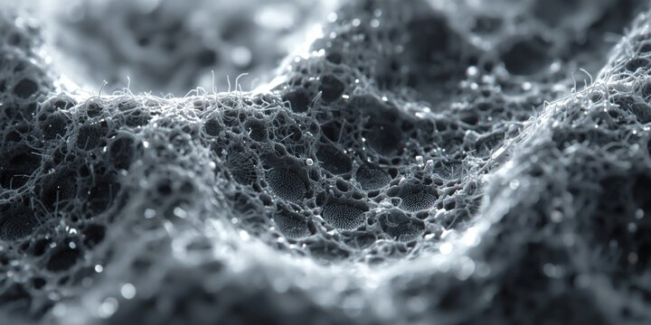 Innovative electron microscopy depiction of filter surface composition and absorption qualities in technology development