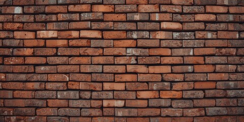 Fototapeta premium Red brick wall texture background