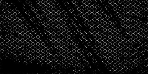 Net texture pattern on white background. Net texture pattern for backdrop and wallpaper. Realistic net pattern with black squares. Geometric background, vector Eps10 © hnasiri