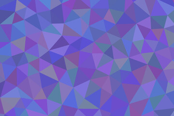 Obraz premium Geometric, Purple, Blue Mosaic Pattern, Abstract Background, Polygonal Design
