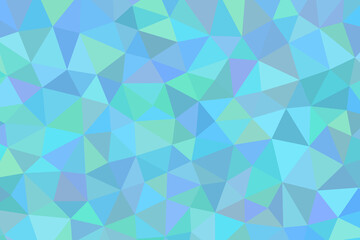 Fototapeta premium Geometric, Polygonal, Blue Background, Abstract Pattern, Mosaic Texture