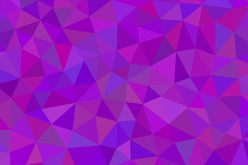 Obraz premium Geometric Purple Background, Mosaic Pattern, Abstract Purple Texture, Polygonal Design