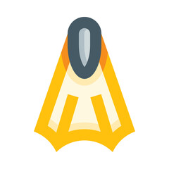 Diving flippers vector illustration © edt