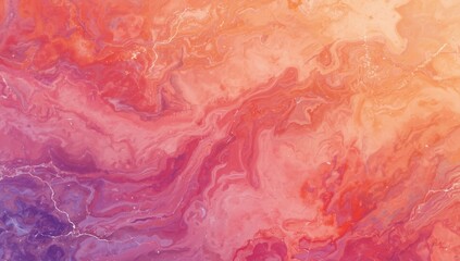 Fototapeta premium Vibrant marble surface background with orange and violet hues and gentle shadow