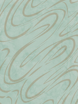 Abstract marble swirl pattern texture background in pastel green and beige