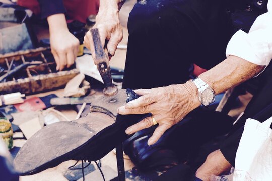 Shoe repairman