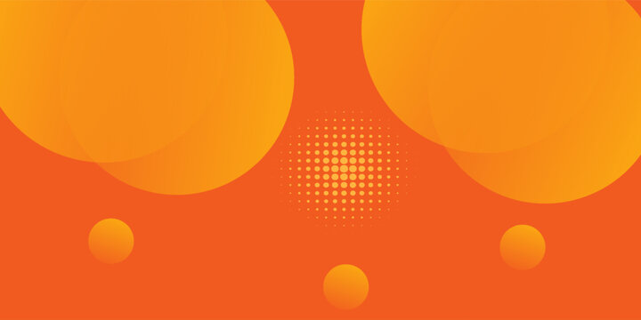 Bright vector background with concentric circles in yellow to orange gradient, radiating from the center like a sunburst for a warm, energetic, and eye-catching effect.