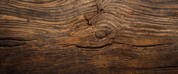 Obraz premium Textured wood surface with natural grain and knots