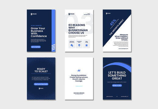 Corporate Business Social Media Story Design Template Set