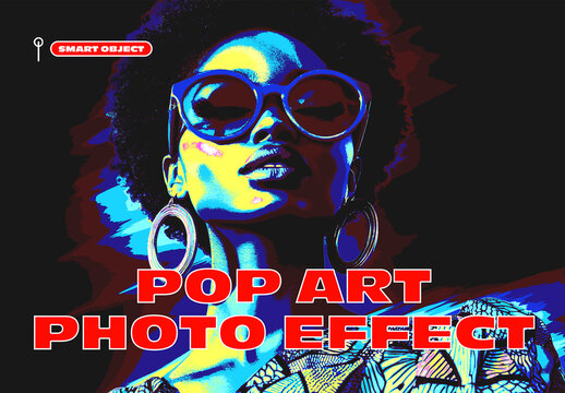 Pop Art Photo Effect Template