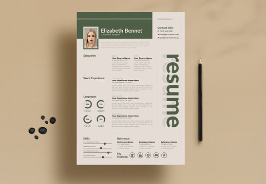 Resume Template Layout