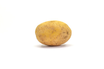 Fototapeta premium Potatoes on a white background. A natural food.