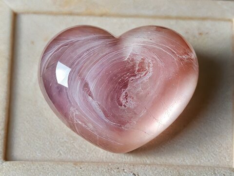 Polished Rose Quartz Gemstone for Luxury Skincare & Rejuvenation