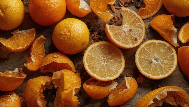 Natural limonene sourced from assorted citrus fruit peels like grapefruit and orange