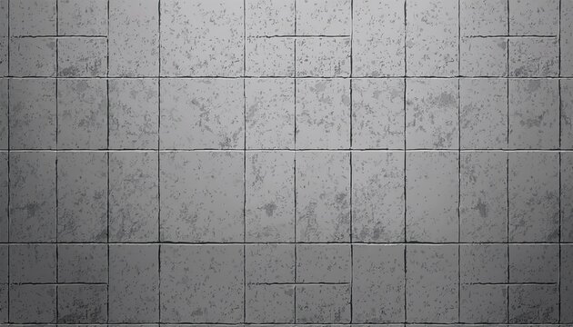 Seamless Vector Gray Concrete Texture Stone Wall Background