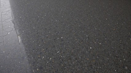 Fototapeta premium Dark Grey Mosaic Terrazzo Stone Background