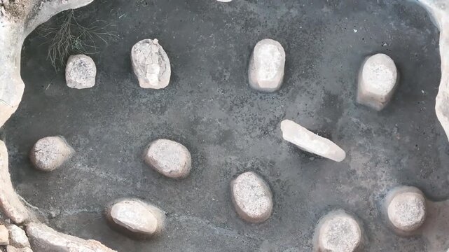 Karahan Tepe Neolithic Monument Drone Video,  Karahan Tepe Ancient Site Video, Haliliye Sanliurfa, Turkiye (Turkey)