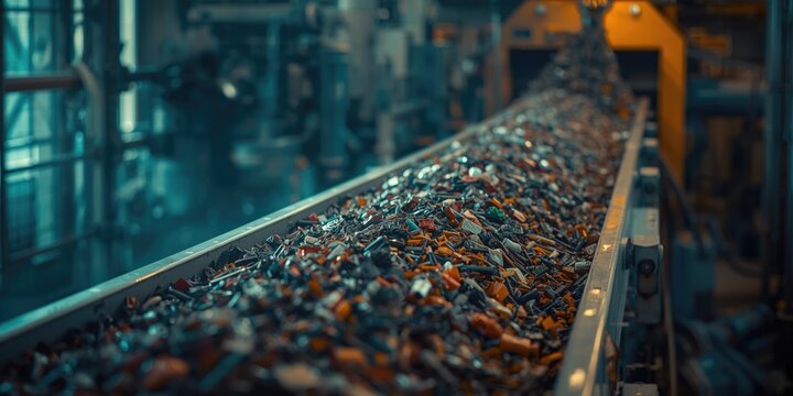 Solid municipal waste transformation into energy using conveyor system