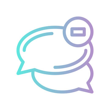 delete gradient icon