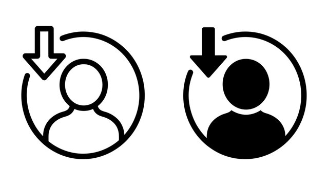 User account deletion icon