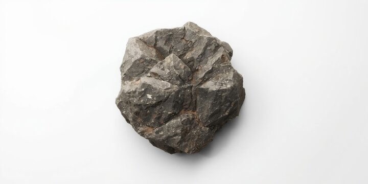 White textured background with a rugged shale plate and room for copy space