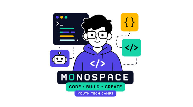 Young Programmer Coder Working on a Computer.