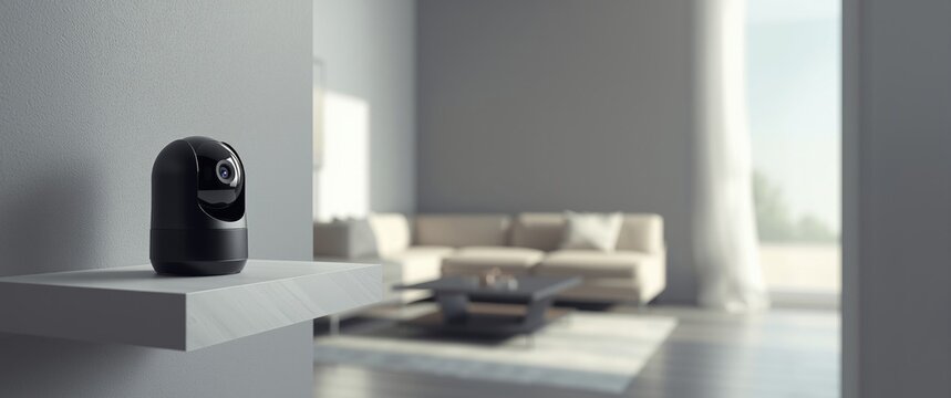 Infrared dome CCTV based smart home security system offering remote global access via smartphone