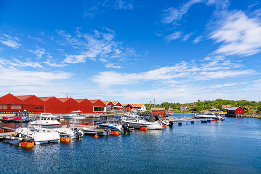 Hafen und Naturum in Eken&auml;s auf der Insel S&uuml;dkoster bei Str&ouml;mstad, Schweden