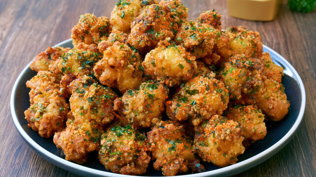 transparent furikake popcorn chicken japanese-american snack