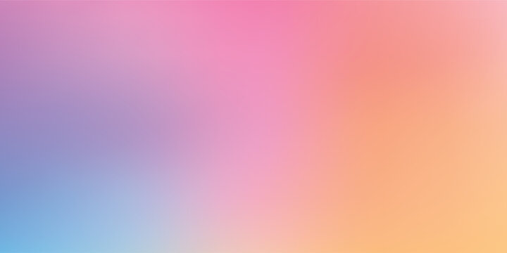 Abstract Soft Pastel Gradient Background with Smooth Colorful Blur eps10