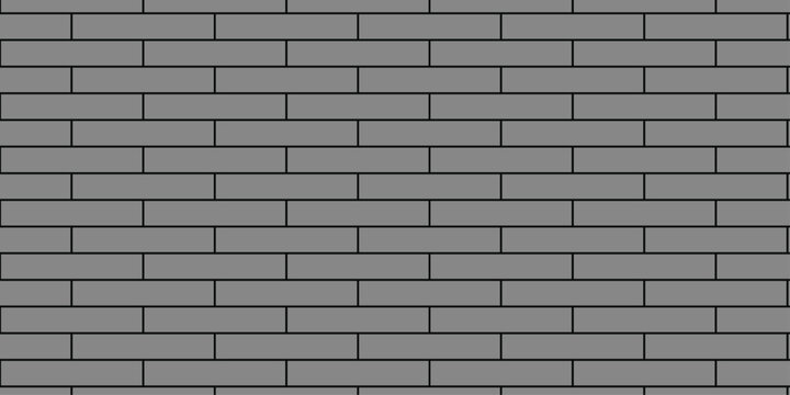 gray brick wall texture and solid bricks seamless pattern background. Architecture construction stone block brick wallpaper.	
